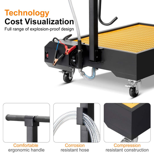 Low Profile Oil Drain Pan - Chinrosetools