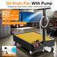 20 Gallon Low Profile Oil Drain Pan for Truck, Cars, SUVs - Chinrose