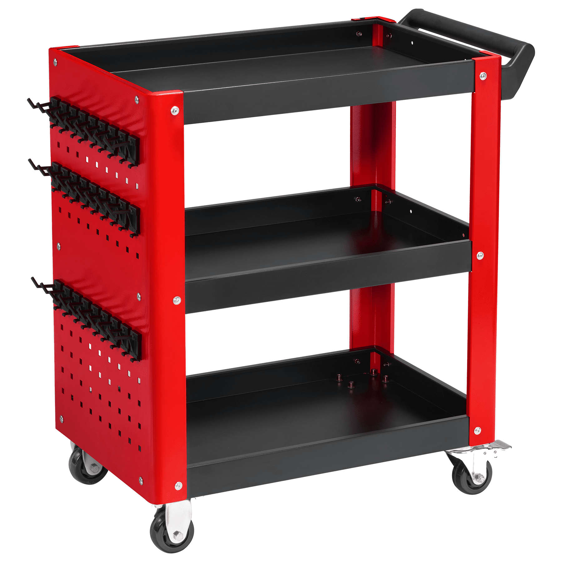 3 Tier Rolling Tool Cart - Chinrose