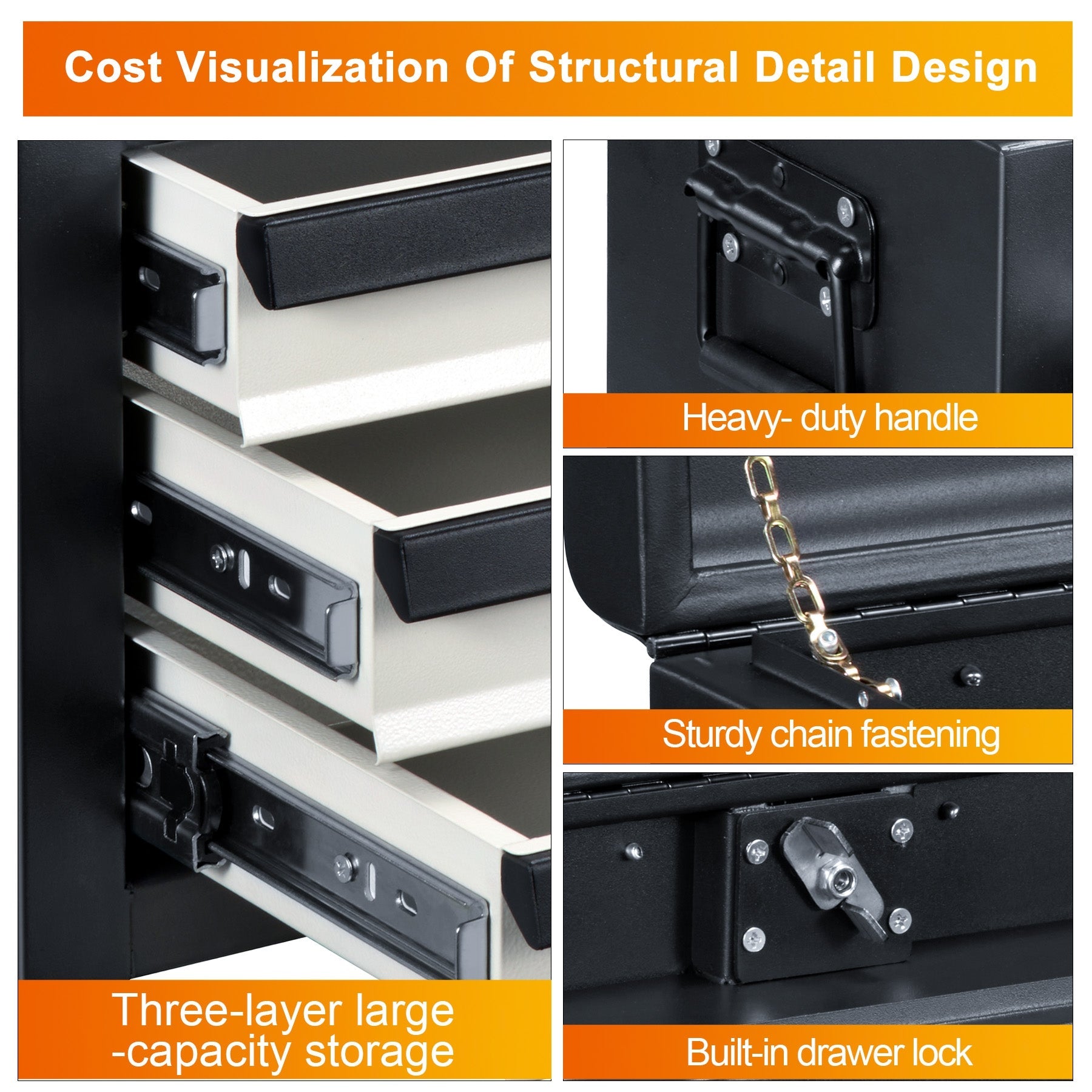 3 - Tier Tool Chest - Chinrose