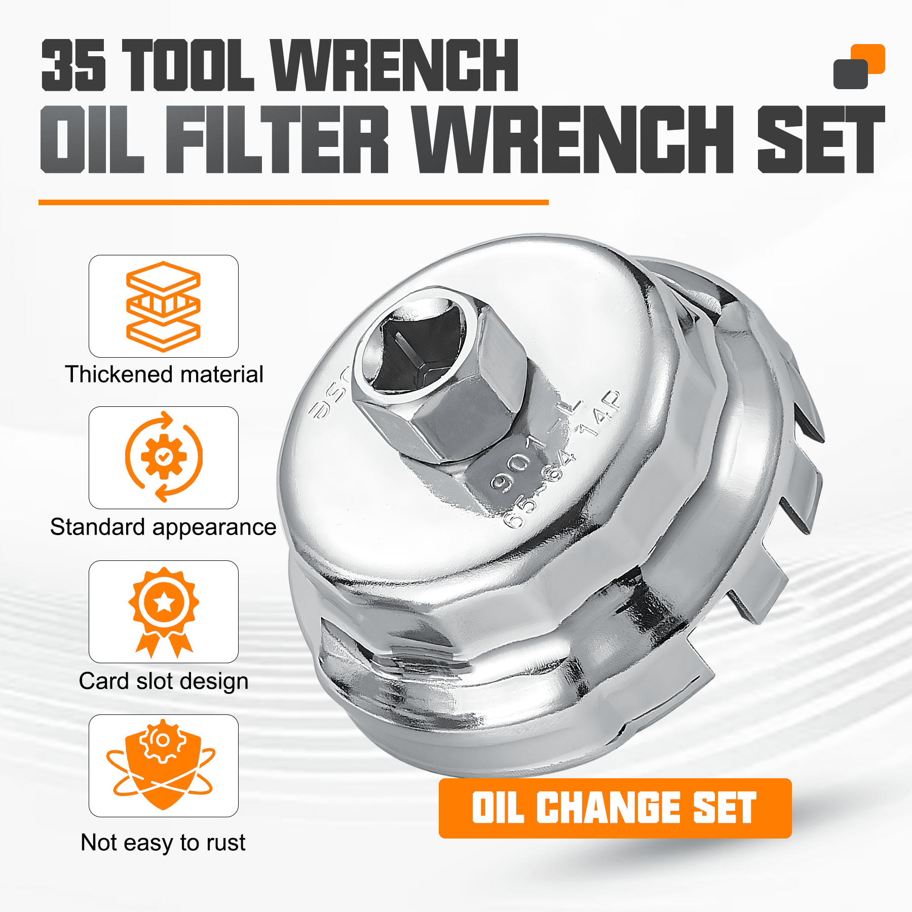 35PCs Oil Filter Wrench Set - Chinrosetools