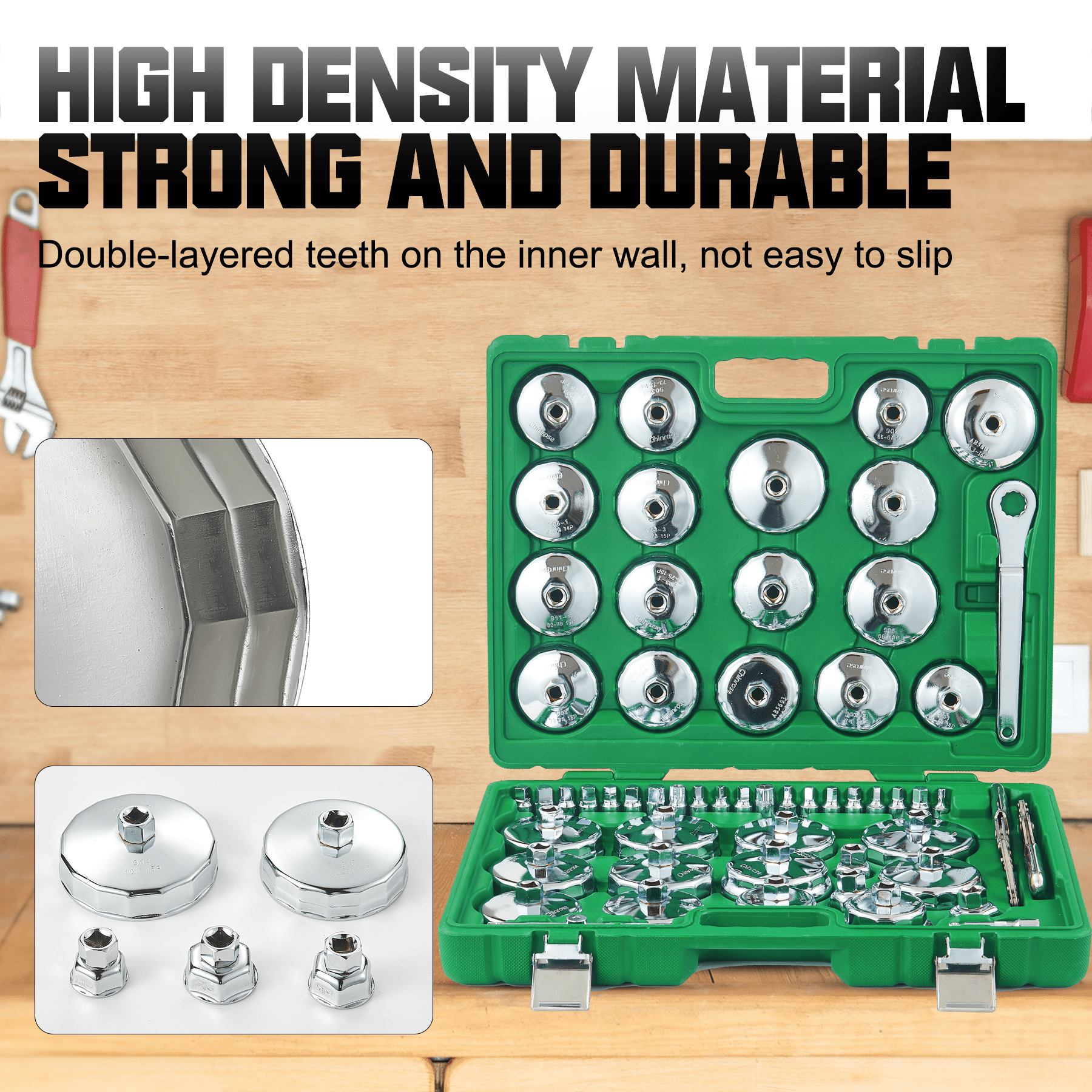 58PCs Oil Filter Wrench Set - Chinrosetools