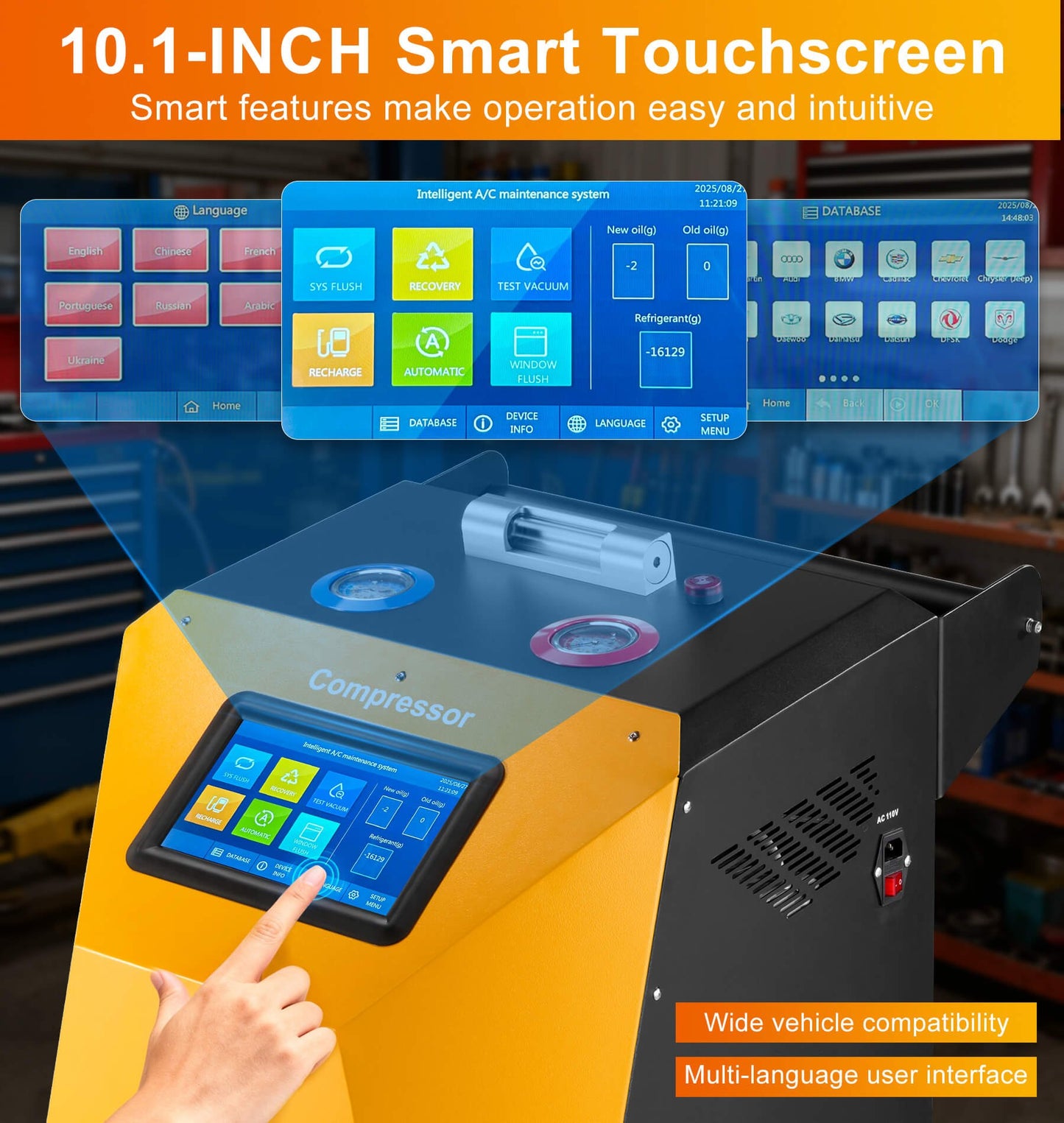 Fully Automatic Refrigerant Recovery Machine - Chinrose