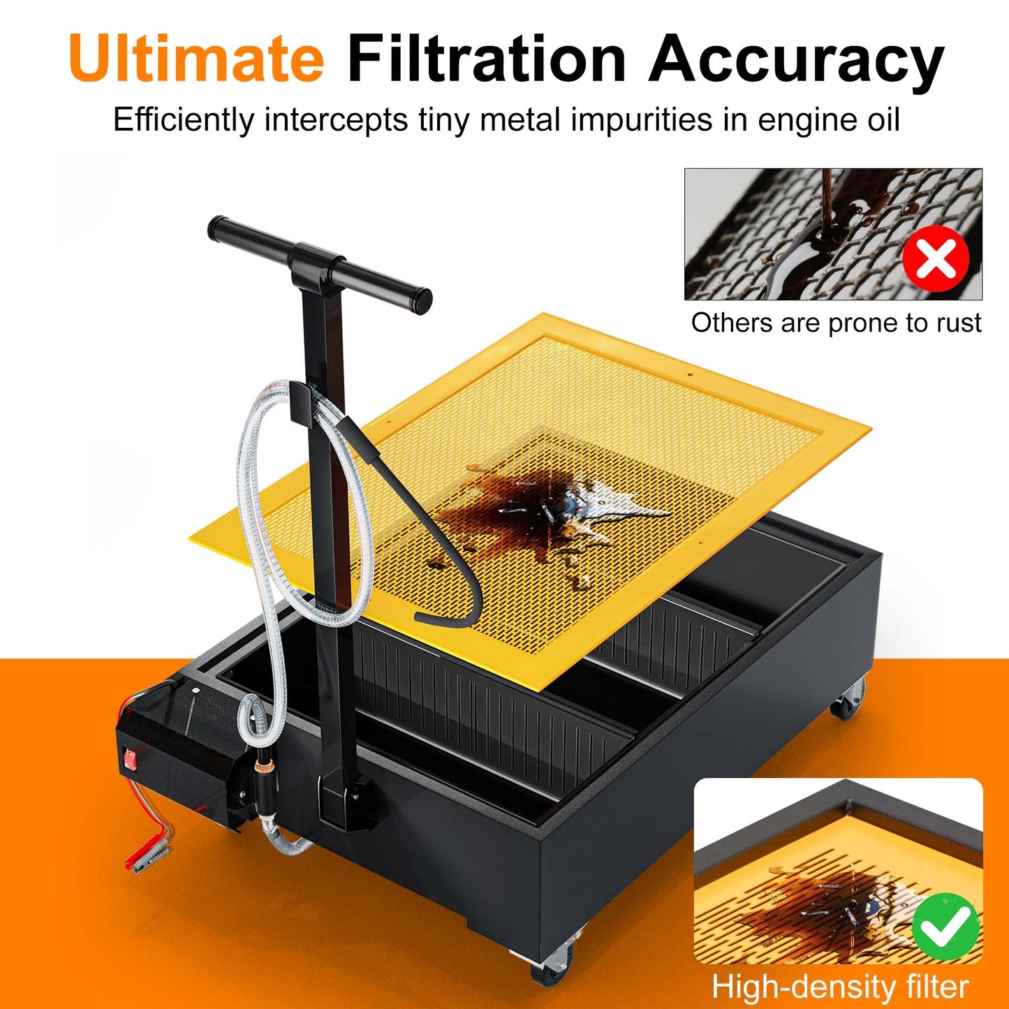 Low Profile Oil Drain Pan - Chinrosetools