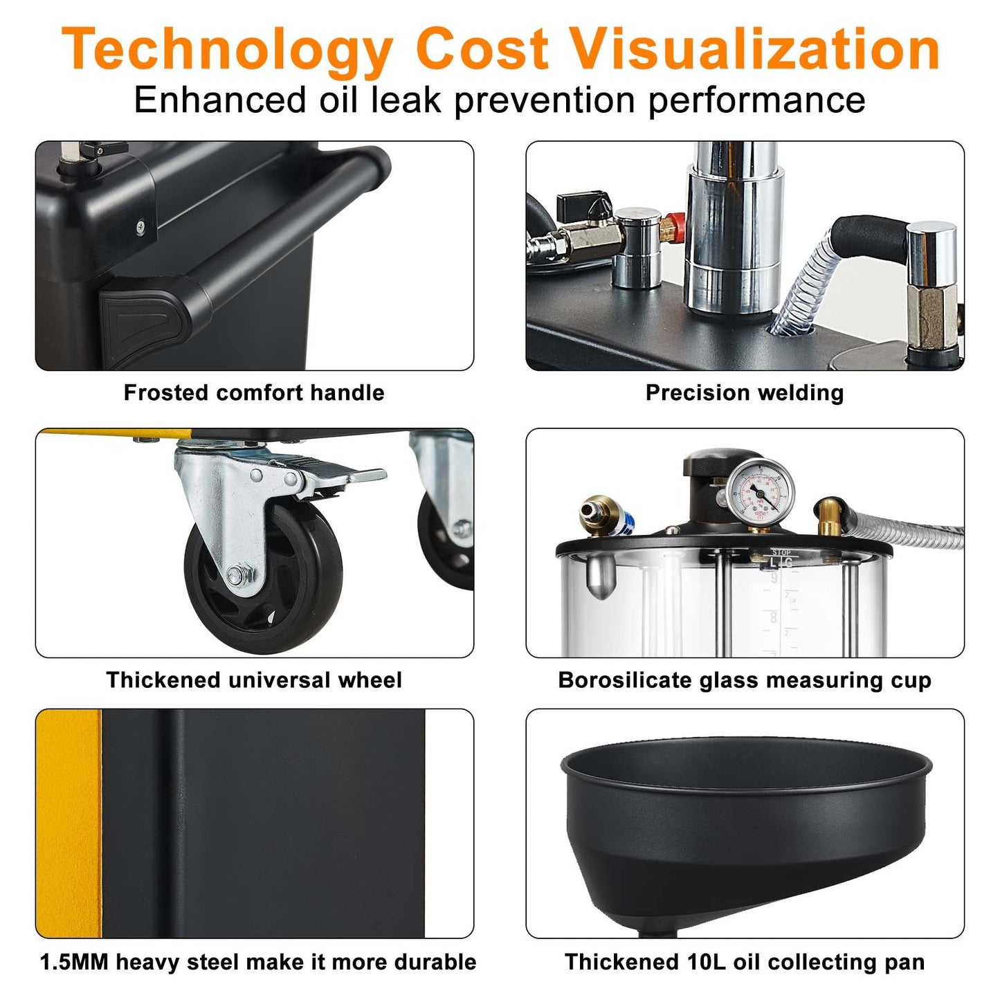 Oil Drain Extractor with 61PCs Tools - Chinrose