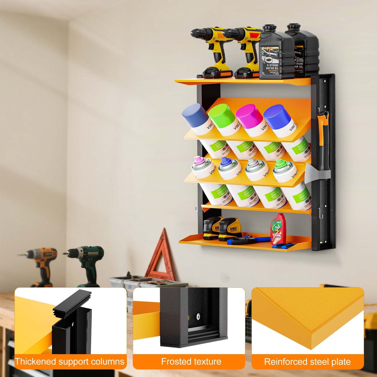 Spray Can Rack - Chinrose