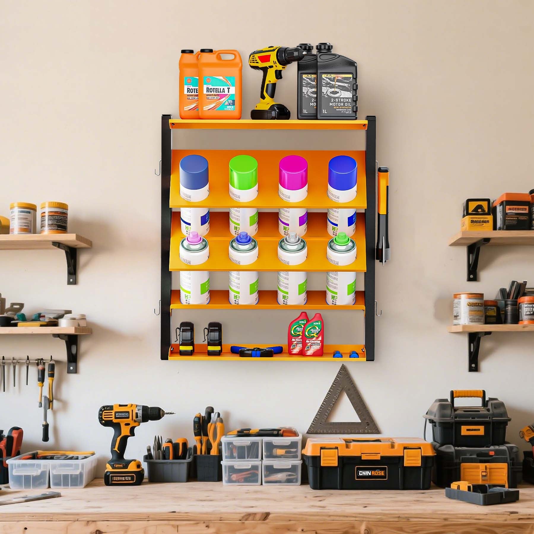 Spray Can Rack - Chinrose