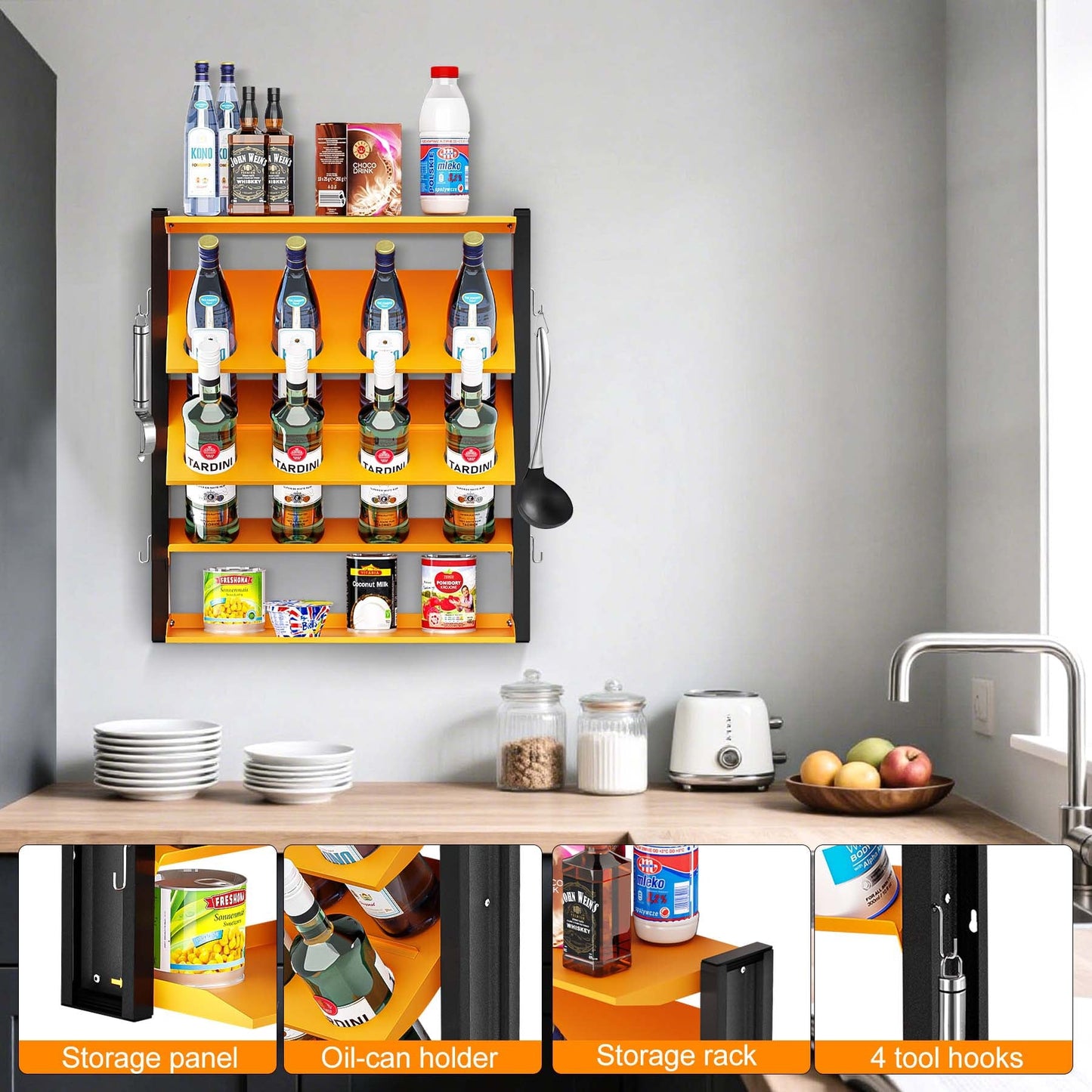 Spray Can Rack - Chinrose