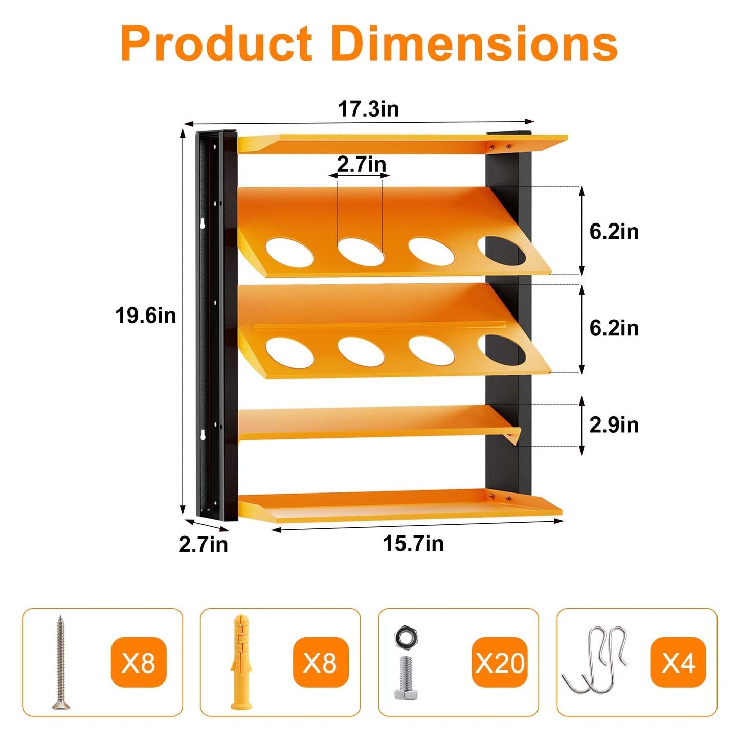 Spray Can Rack - Chinrose
