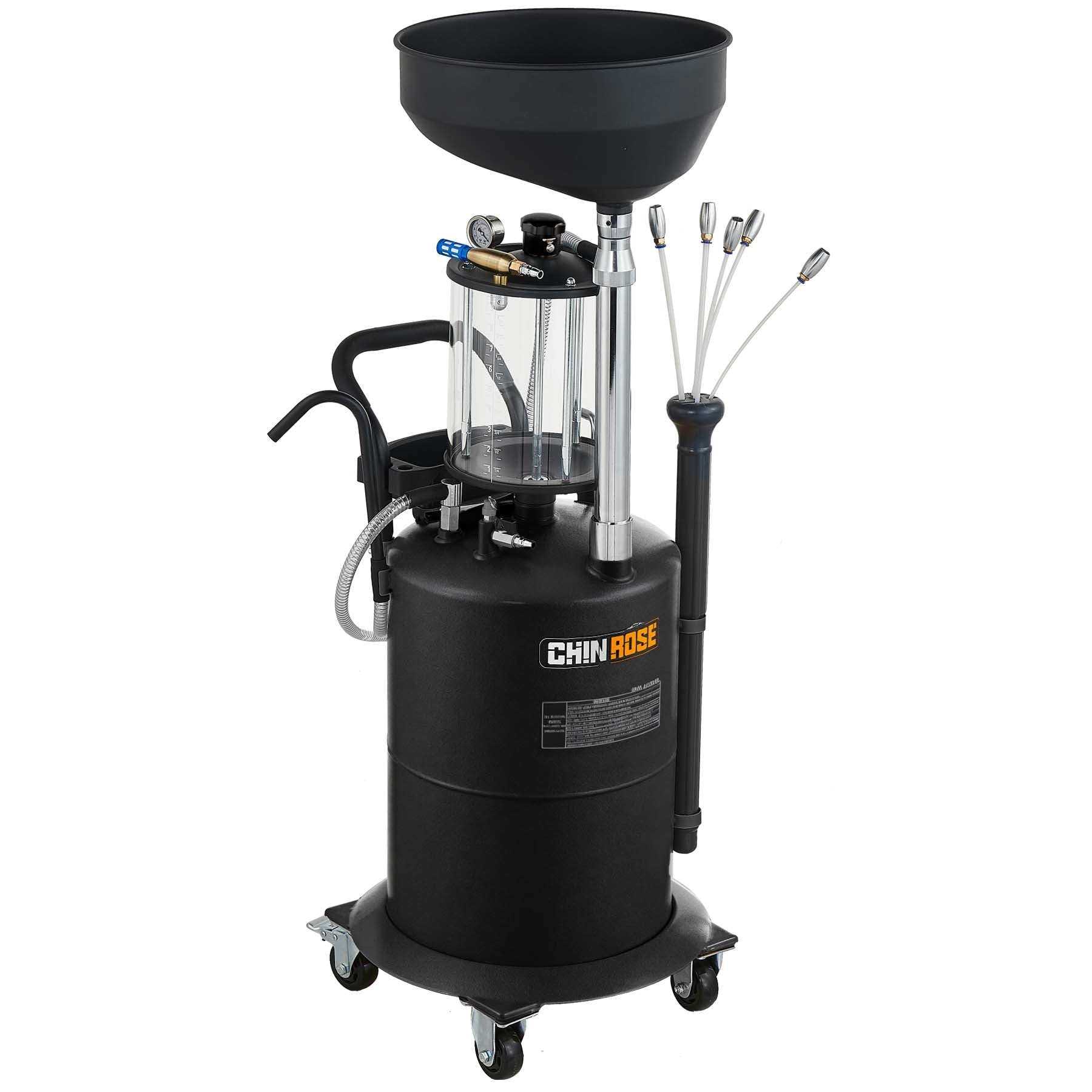 Waste Oil Drain Tank 70L (18.5 Gallon) with Measuring Cup - Chinrose