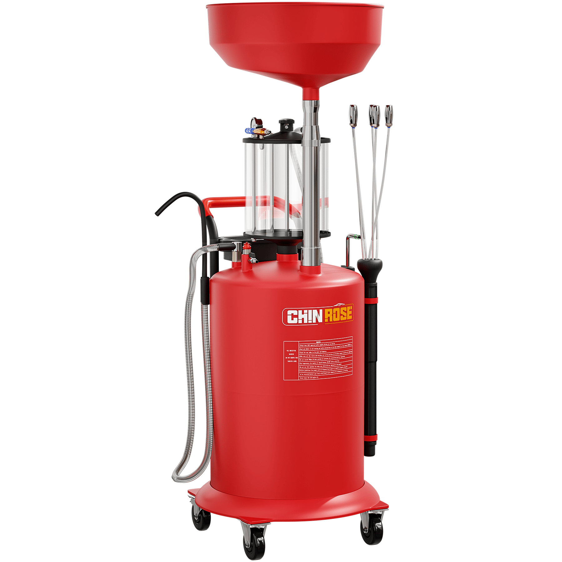 Waste Oil Drain Tank 70L (18.5 Gallon) with Measuring Cup - Chinrose