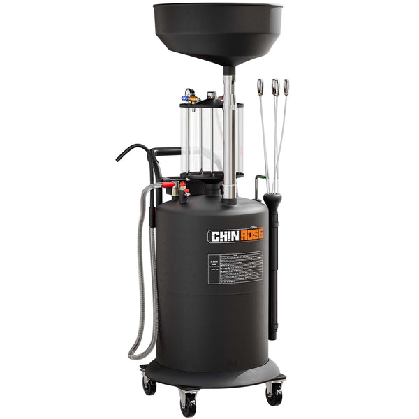 Waste Oil Drain Tank 70L (18.5 Gallon) with Measuring Cup - Chinrose