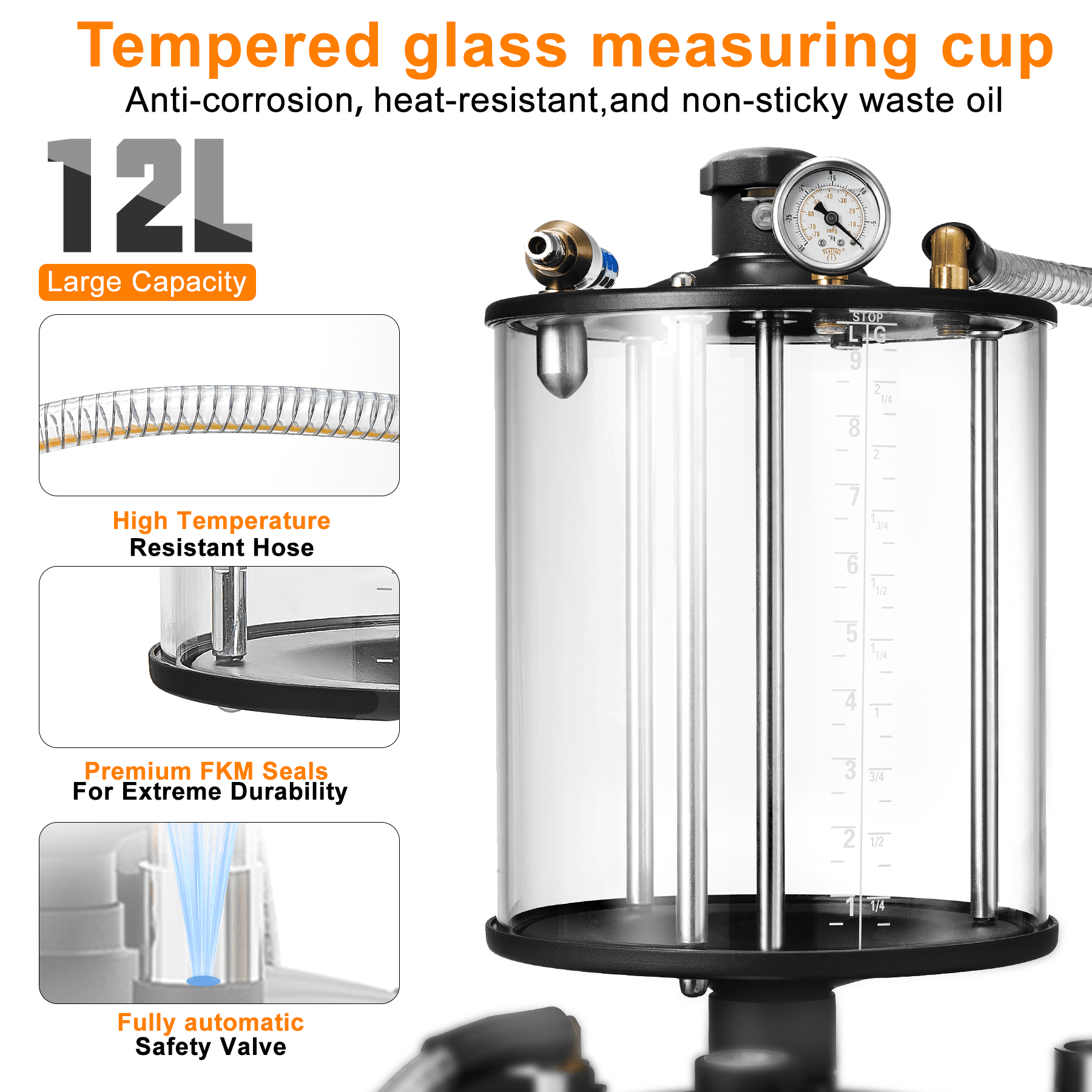 Waste Oil Drain Tank - Chinrosetools